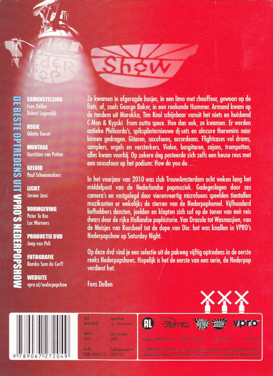 Various : De Beste Optredens Uit VPRO's Nederpopshow (DVD-V)
