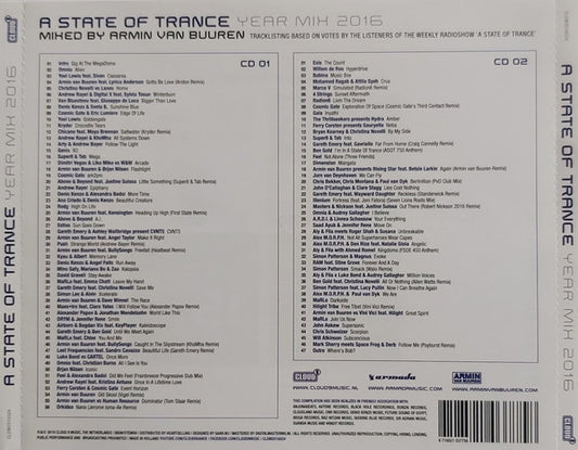 Armin van Buuren : A State Of Trance Year Mix 2016 (2xCD, Mixed)