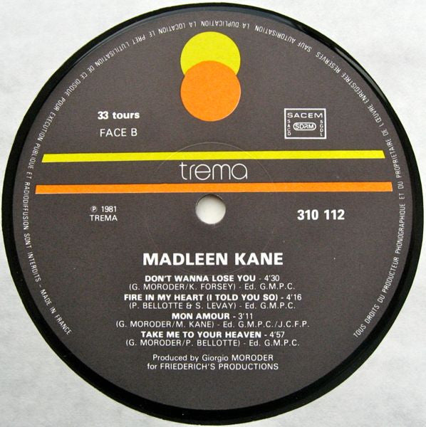 Madleen Kane : You Can (LP, Album)