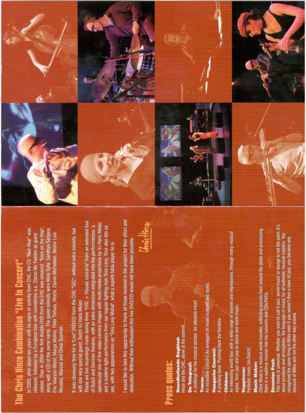 The Chris Hinze Combination : Live In Concert (DVD-V + CD, Album)