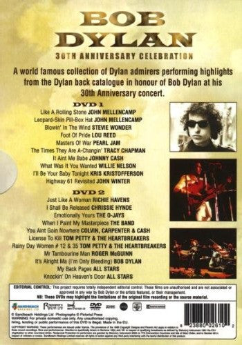Bob Dylan : 30th Anniversary Celebration (2xDVD-V, Unofficial)