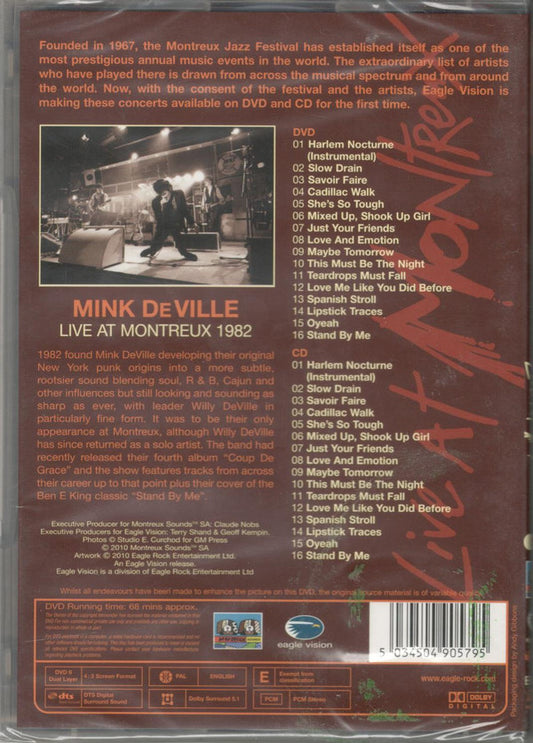 Mink DeVille : Live At Montreux 1982 (DVD-V, Multichannel, PAL + CD, Album)