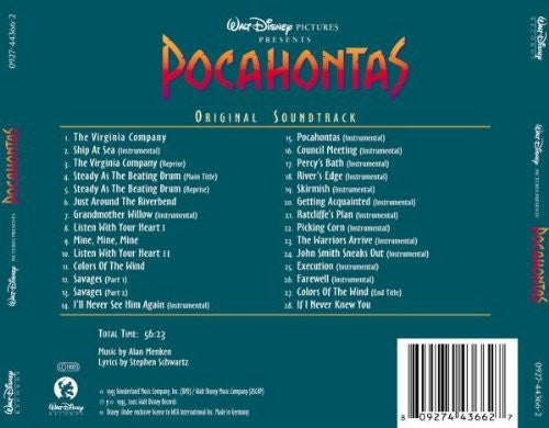 Various : Pocahontas (Original Soundtrack) (CD, Album)