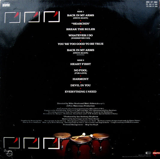 Hazell Dean : Heart First (LP, Album)