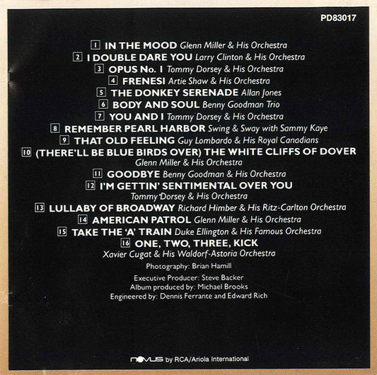 Various : Radio Days – Selections From The Original Soundtrack Of The Motion Picture (CD, Comp, RE)