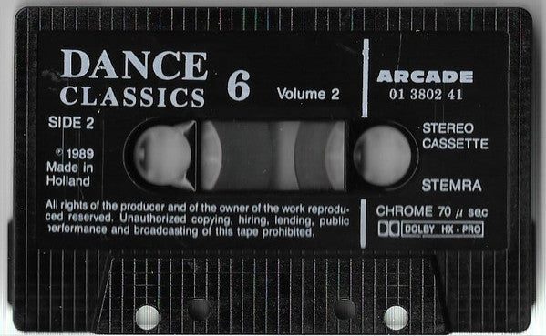 Various : Dance Classics 6 Volume 2 (Cass, Comp)