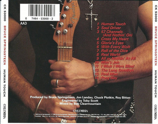 Bruce Springsteen : Human Touch (CD, Album, Pit)