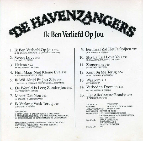 De Havenzangers : Ik Ben Verliefd Op Jou (CD, Album)