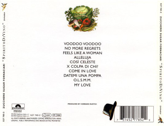 Zucchero : SpiritoDiVino (Stray Cat In A Mad Dog City) (CD, Album)