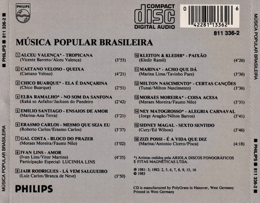 Various : M.P.B. Música Popular Brasileira (CD, Comp)