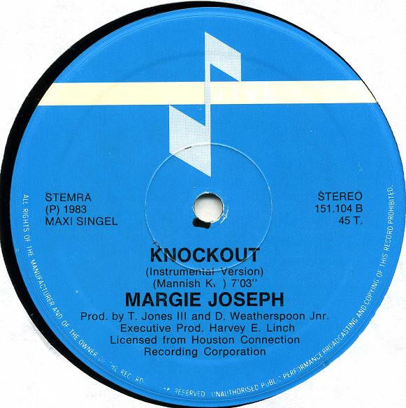 Margie Joseph : Knockout (12", Maxi)
