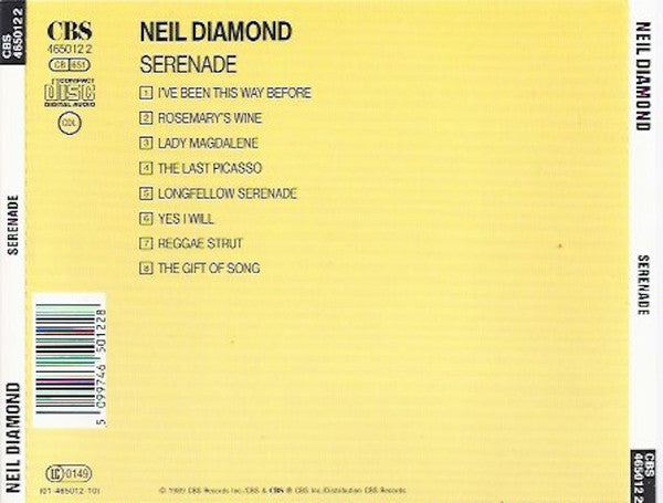 Neil Diamond : Serenade (CD, Album, RE)