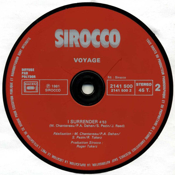 Voyage : Let's Get Started / I Surrender (12", Maxi)