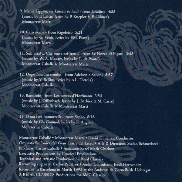 Montserrat Caballé, Montserrat Marti : Two Voices, One Heart (CD, Album)