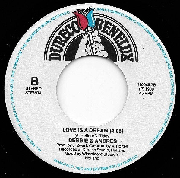 Debbie (6) & Andres : Lazy Days (7", Single)