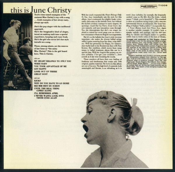 June Christy : This Is June Christy! / June Christy Recalls Those Kenton Days (CD, Comp, Mono)