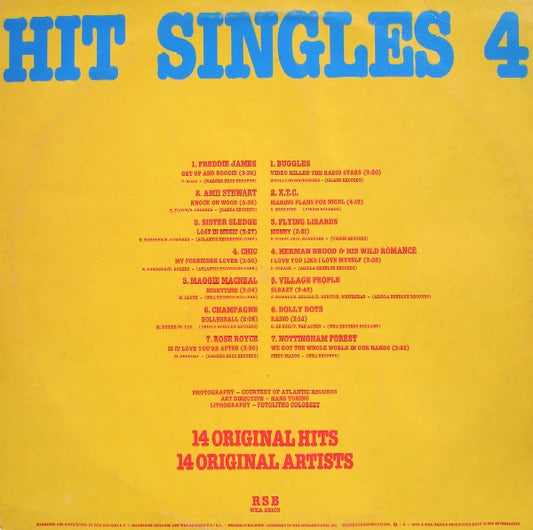 Various : Hit Singles 4 (14 Original Hits) (LP, Comp)