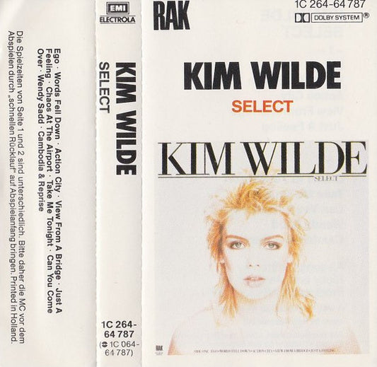 Kim Wilde : Select (Cass, Album)