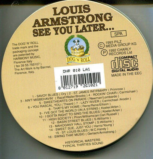 Louis Armstrong : See You Later... (CD, Comp, Ltd, RE, Met)