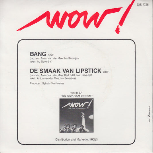 Wow! (3) : Bang (7", Single)