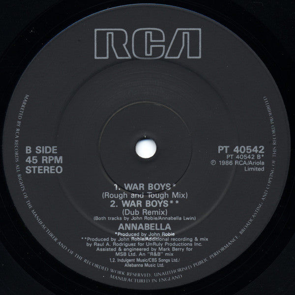 Annabella Lwin : Fever (12", Maxi)