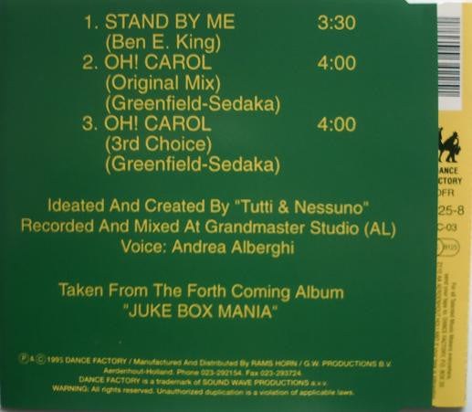 Andrew Sixty : Stand By Me (CD, Maxi)