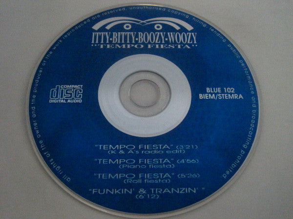 Itty Bitty Boozy Woozy : Tempo Fiesta (CD, Maxi)