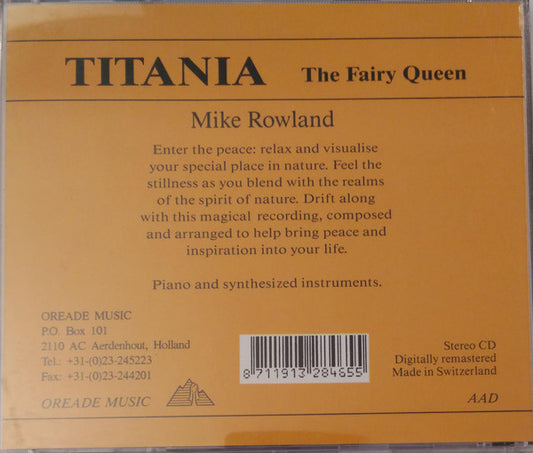 Mike Rowland (2) : Titania - The Fairy Queen (CD)