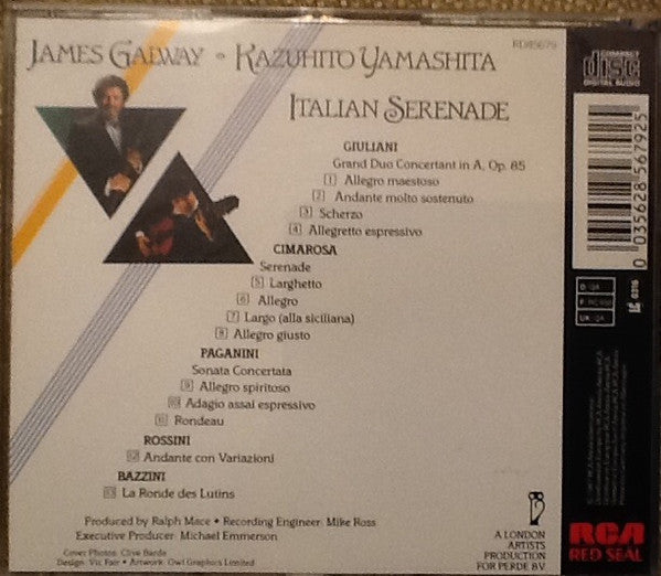 James Galway · Kazuhito Yamashita : Italian Serenade (CD, Album)