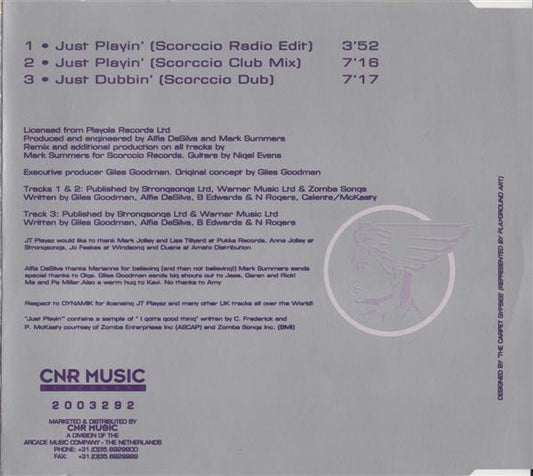 JT Playaz : Just Playin (CD, Maxi)