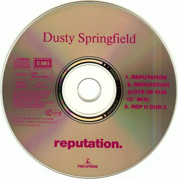Dusty Springfield : Reputation (CD, Maxi)