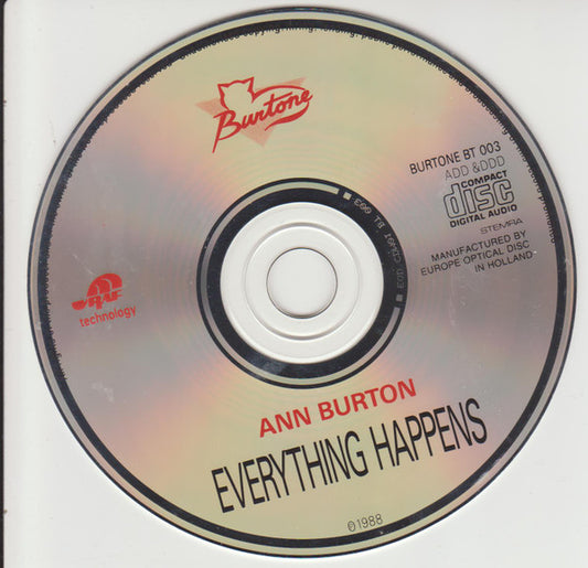 Ann Burton : Everything Happens (CD, Album)