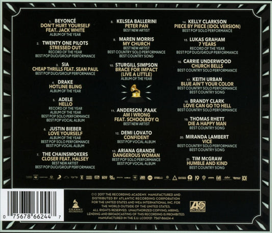 Various : Grammy 2017 Nominees (CD, Album)