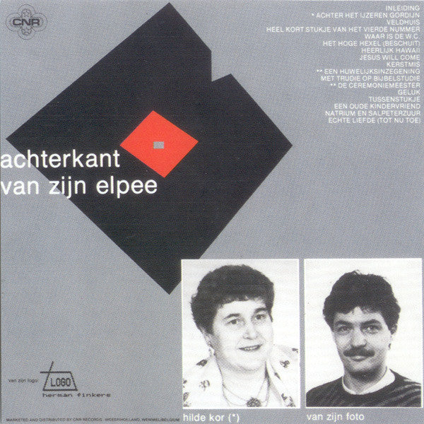 Herman Finkers : Van Zijn Elpee (CD, Album)