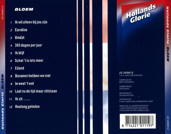 Bloem : Bloem (CD, Album)