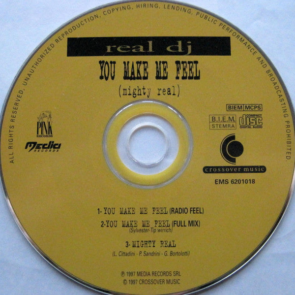 Real DJ : You Make Me Feel (Mighty Real) (CD, Maxi)