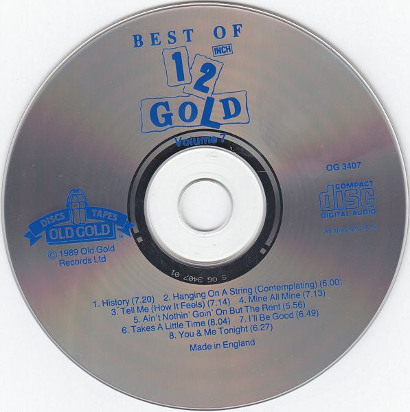 Various : Best Of 12 Inch Gold (Volume 7) (CD, Comp)