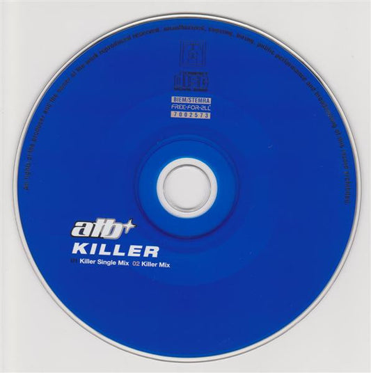 ATB : Killer (CD, Single, Car)