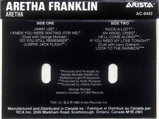 Aretha Franklin : Aretha (Cass, Album, Dol)