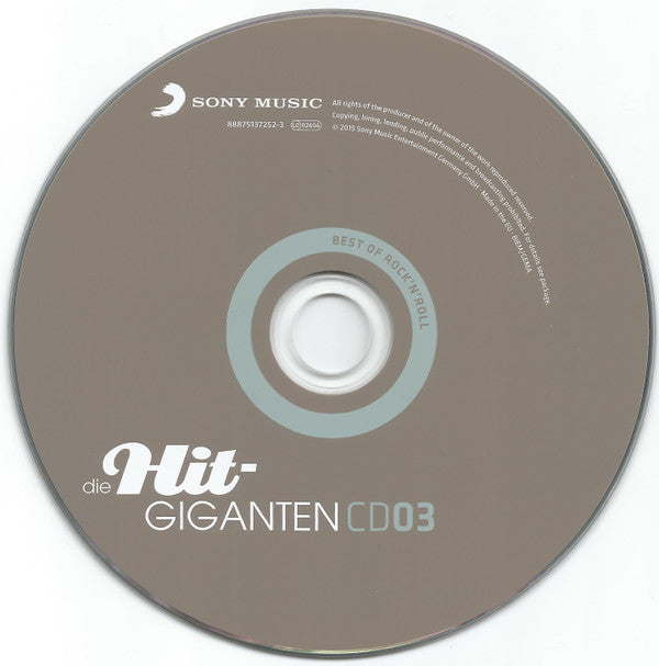 Various : Die Hit-Giganten - Best Of Rock'N'Roll (3xCD, Comp)