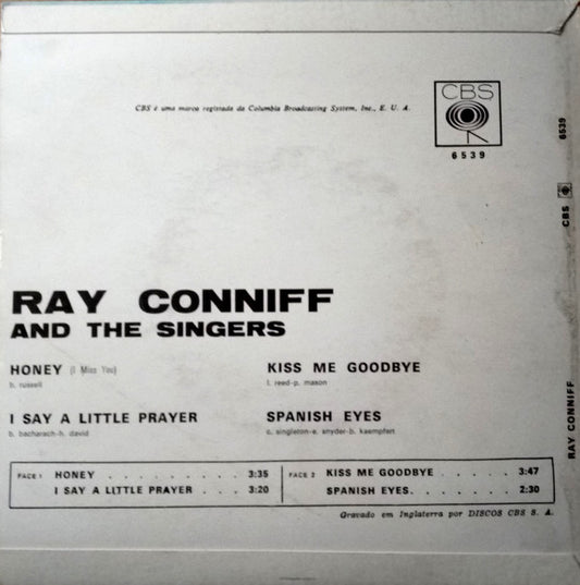Ray Conniff And The Singers : Honey (7", EP)