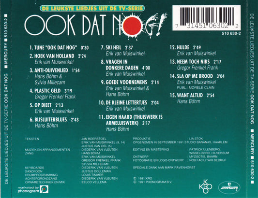 Ook Dat Nog! (2) : De Leukste Liedjes Uit De TV-Serie (CD, Album)