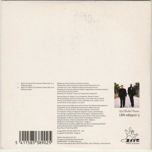 Powerhouse Feat. Duane Harden : What You Need (CD, Single)
