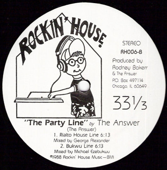 The Answer : The Party Line (12")