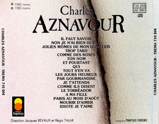 Charles Aznavour : Charles Aznavour (CD, Comp)