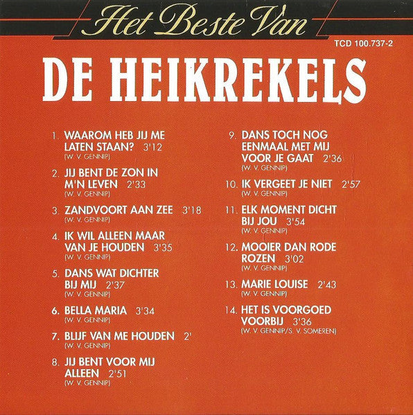 De Heikrekels : Het Beste Van De Heikrekels (CD, Comp)