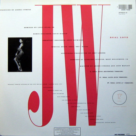 Jody Watley : Real Love (Extended Version) (12", Single)