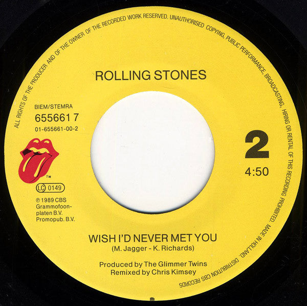 The Rolling Stones : Terrifying (7", Single)