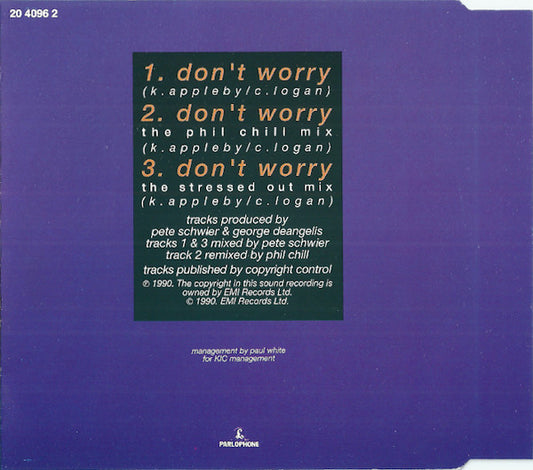 Kim Appleby : Don't Worry (CD, Maxi)