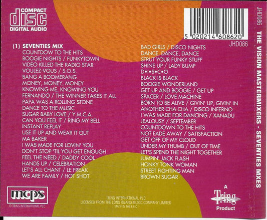The Vision Mastermixers : Seventies Mixes (CD, Album, Mixed)